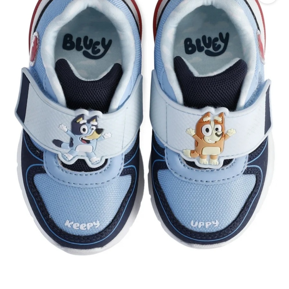 Bluey Kids Sneakers - Blue and White